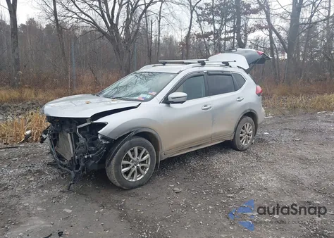 2017 Nissan Rogue Sv z USA, uszkodzony, nr VIN KNMAT2MVXHP548653
